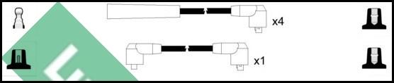 LUCAS LUC7343 - Augstsprieguma vadu komplekts www.autospares.lv