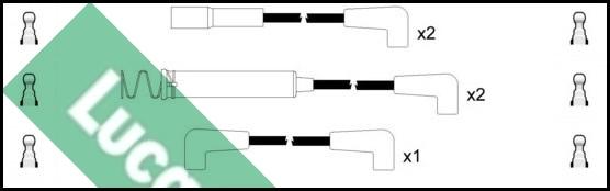 LUCAS LUC7355 - Augstsprieguma vadu komplekts www.autospares.lv