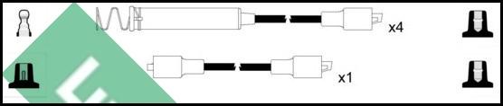 LUCAS LUC7357 - Augstsprieguma vadu komplekts www.autospares.lv