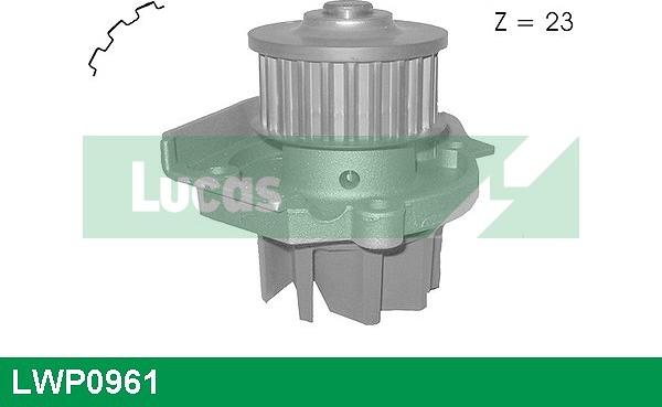 LUCAS LWP0961 - Ūdenssūknis www.autospares.lv