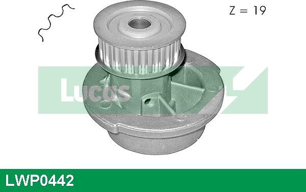 LUCAS LWP0442 - Ūdenssūknis www.autospares.lv