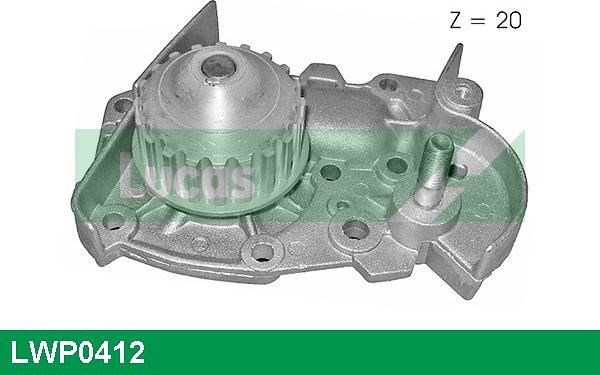 LUCAS LWP0412 - Водяной насос www.autospares.lv