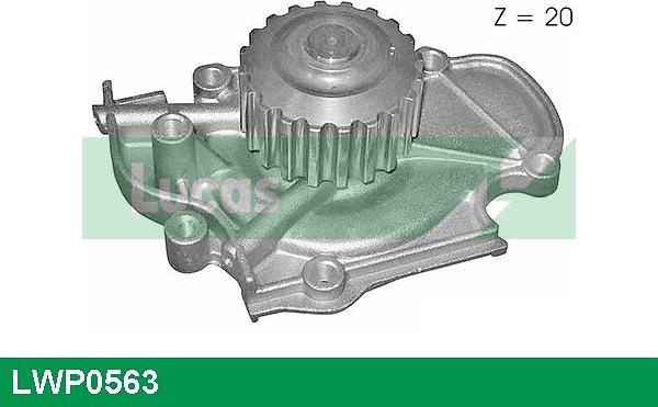 LUCAS LWP0563 - Водяной насос www.autospares.lv