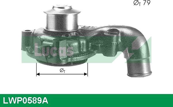 LUCAS LWP0589A - Ūdenssūknis www.autospares.lv