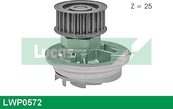 LUCAS LWP0572 - Ūdenssūknis www.autospares.lv