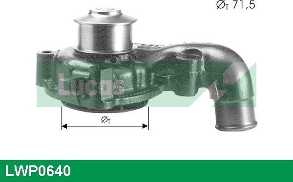 LUCAS LWP0640 - Ūdenssūknis www.autospares.lv