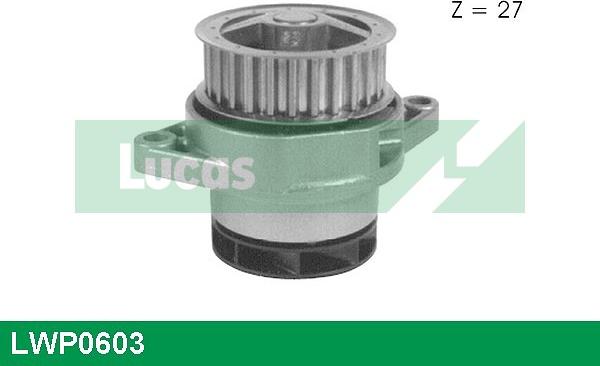 LUCAS LWP0603 - Водяной насос www.autospares.lv