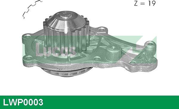 LUCAS LWP0003 - Ūdenssūknis autospares.lv