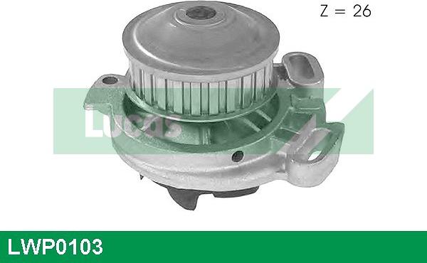 LUCAS LWP0103 - Ūdenssūknis www.autospares.lv