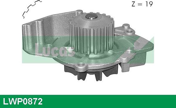 LUCAS LWP0872 - Водяной насос www.autospares.lv