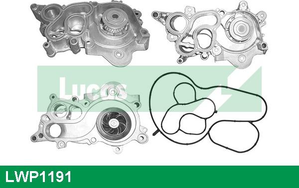 LUCAS LWP1191 - Водяной насос www.autospares.lv