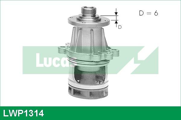 LUCAS LWP1314 - Ūdenssūknis www.autospares.lv