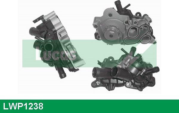 LUCAS LWP1238 - Водяной насос www.autospares.lv