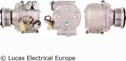 Lucas Electrical ACP504 - Compressor, air conditioning www.autospares.lv