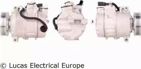 Lucas Electrical ACP501 - Compressor, air conditioning www.autospares.lv