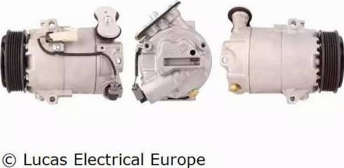 Lucas Electrical ACP617 - Kompresors, Gaisa kond. sistēma www.autospares.lv