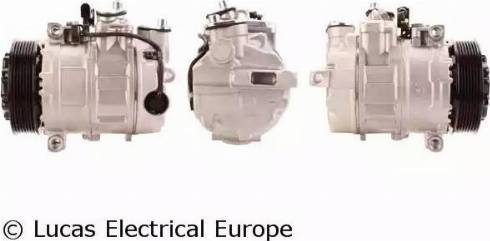 Lucas Electrical ACP858 - Compressor, air conditioning www.autospares.lv