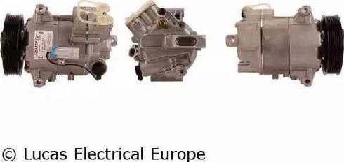 Lucas Electrical ACP825 - Compressor, air conditioning www.autospares.lv