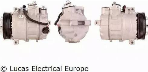 Lucas Electrical ACP378 - Compressor, air conditioning www.autospares.lv