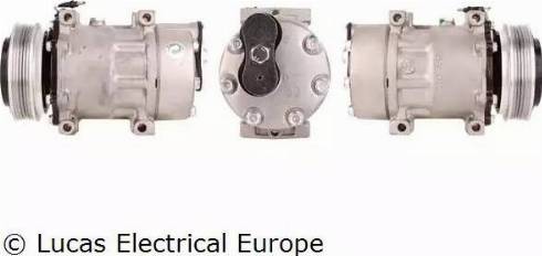 Lucas Electrical ACP256 - Compressor, air conditioning www.autospares.lv