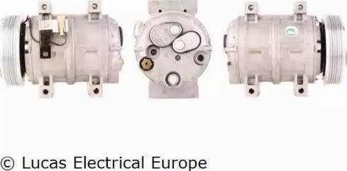 Lucas Electrical ACP217 - Compressor, air conditioning www.autospares.lv