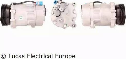 Lucas Electrical ACP278 - Compressor, air conditioning www.autospares.lv