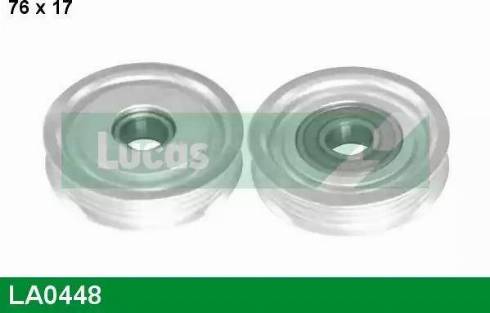 Lucas Engine Drive LA0448 - Pulley, v-ribbed belt www.autospares.lv