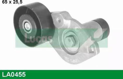 Lucas Engine Drive LA0455 - Натяжитель, поликлиновый ремень www.autospares.lv