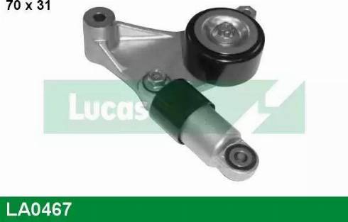 Lucas Engine Drive LA0467 - Натяжитель, поликлиновый ремень www.autospares.lv