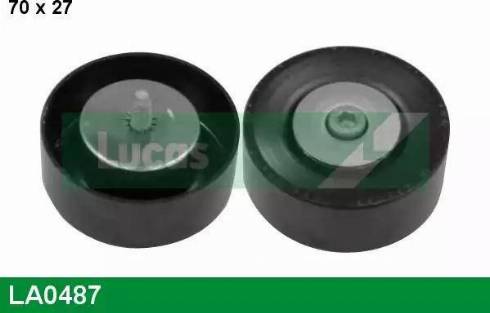 Lucas Engine Drive LA0487 - Ролик, поликлиновый ремень www.autospares.lv