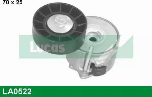 Lucas Engine Drive LA0522 - Натяжитель, поликлиновый ремень www.autospares.lv