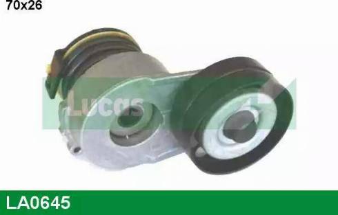 Lucas Engine Drive LA0645 - Belt Tensioner, v-ribbed belt www.autospares.lv