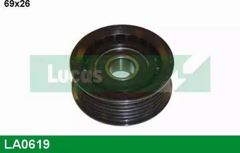 Lucas Engine Drive LA0619 - Parazīt / Vadrullītis, Ķīļrievu siksna www.autospares.lv