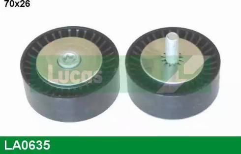 Lucas Engine Drive LA0635 - Parazīt / Vadrullītis, Ķīļrievu siksna www.autospares.lv