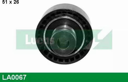 Lucas Engine Drive LA0067 - Ролик, поликлиновый ремень www.autospares.lv