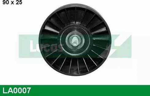 Lucas Engine Drive LA0007 - Pulley, v-ribbed belt www.autospares.lv