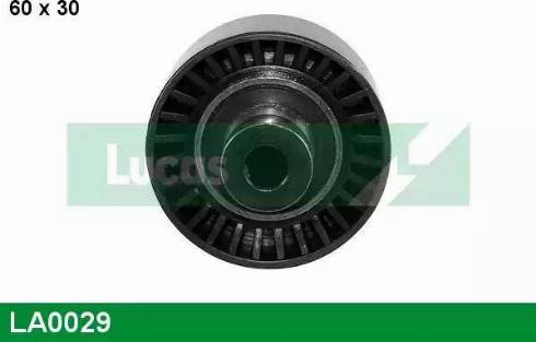 Lucas Engine Drive LA0029 - Ролик, поликлиновый ремень www.autospares.lv