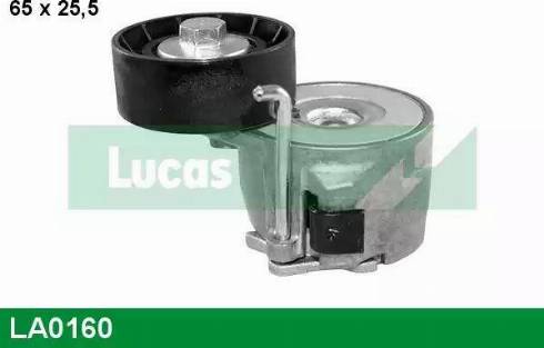 Lucas Engine Drive LA0160 - Belt Tensioner, v-ribbed belt www.autospares.lv