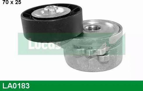 Lucas Engine Drive LA0183 - Belt Tensioner, v-ribbed belt www.autospares.lv