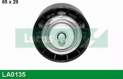 Lucas Engine Drive LA0135 - Ролик, поликлиновый ремень www.autospares.lv