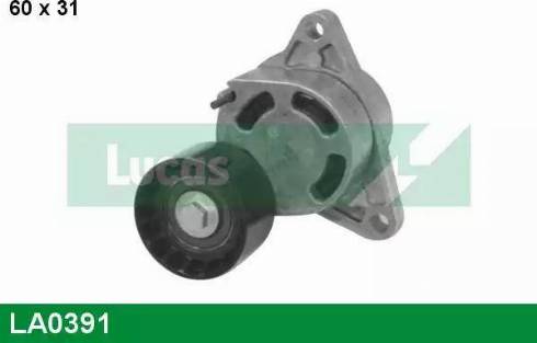 Lucas Engine Drive LA0391 - Натяжитель, поликлиновый ремень www.autospares.lv