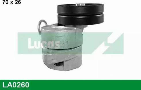 Lucas Engine Drive LA0260 - Siksnas spriegotājs, Ķīļsiksna www.autospares.lv