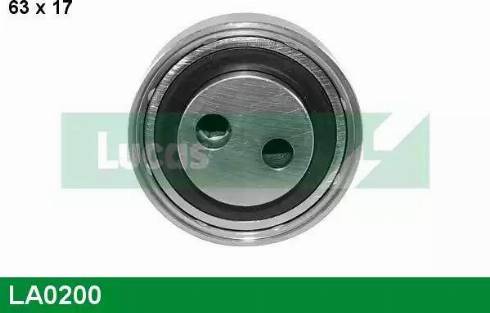 Lucas Engine Drive LA0200 - Parazīt / Vadrullītis, Ķīļrievu siksna www.autospares.lv