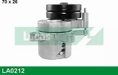 Lucas Engine Drive LA0212 - Натяжитель, поликлиновый ремень www.autospares.lv