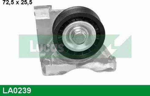 Lucas Engine Drive LA0239 - Belt Tensioner, v-ribbed belt www.autospares.lv