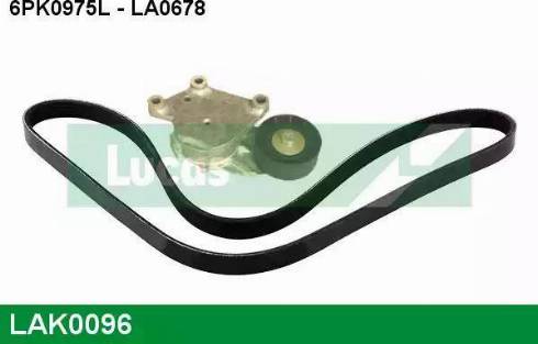 Lucas Engine Drive LAK0096 - V-Ribbed Belt Set www.autospares.lv