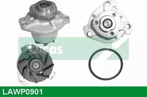 Lucas Engine Drive LAWP0901 - Водяной насос www.autospares.lv