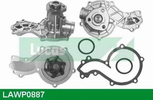 Lucas Engine Drive LAWP0887 - Водяной насос www.autospares.lv