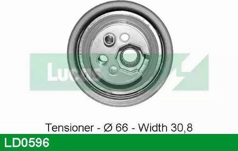 Lucas Engine Drive LD0596 - Spriegotājrullītis, Gāzu sadales mehānisma piedziņas siksna www.autospares.lv