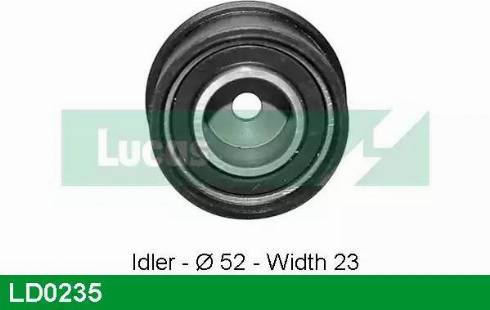 Lucas Engine Drive LD0235 - Tensioner Pulley, timing belt www.autospares.lv